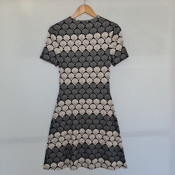 Markus Lupfer Viscose Knit Shell Print Sweater Knit Dress Medium M - Picture 8 of 11